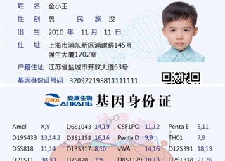 台州儿童基因身份证咨询 